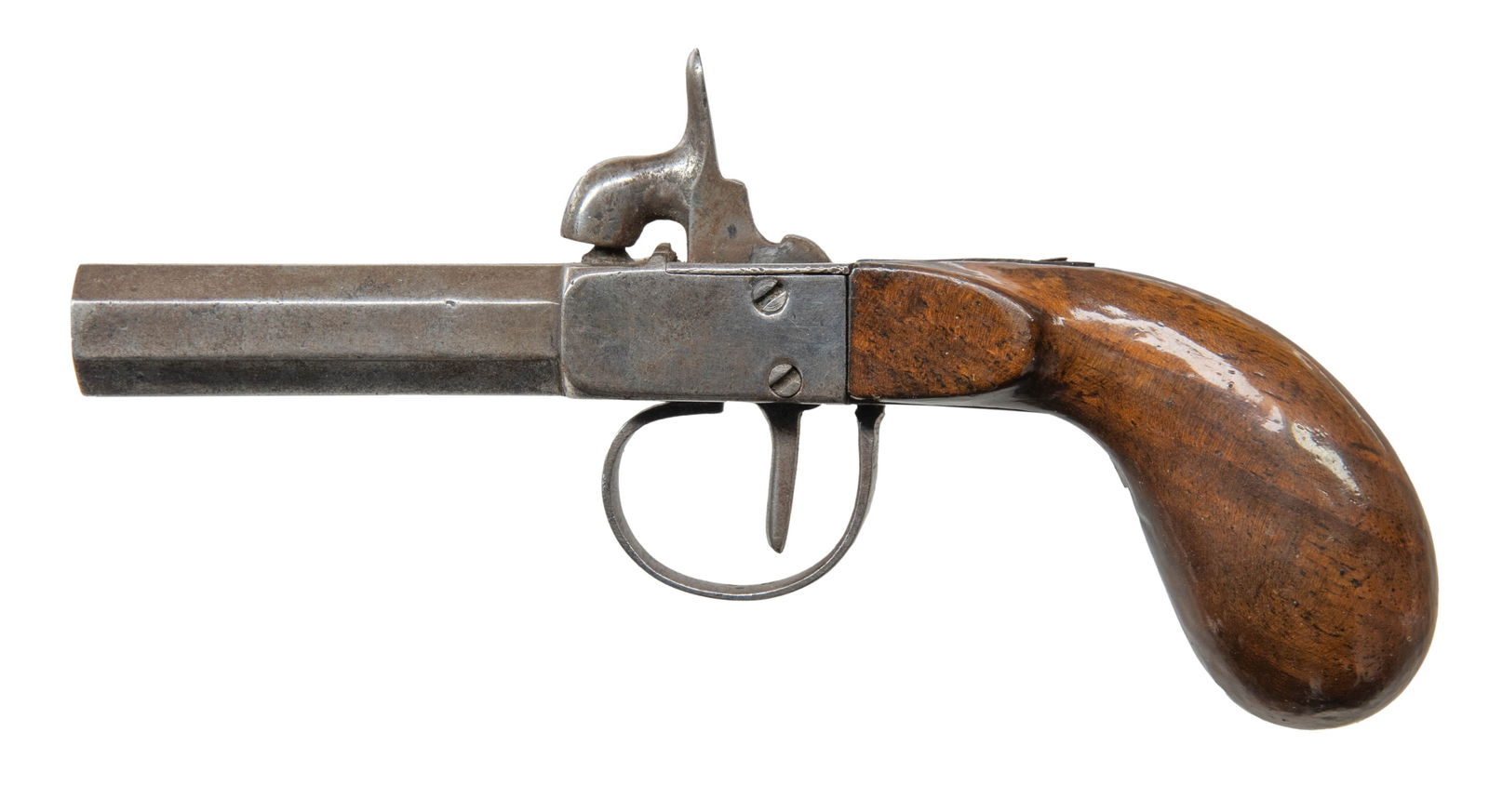 UNKNOWN PERCUSSION MUFF PISTOL. - 2