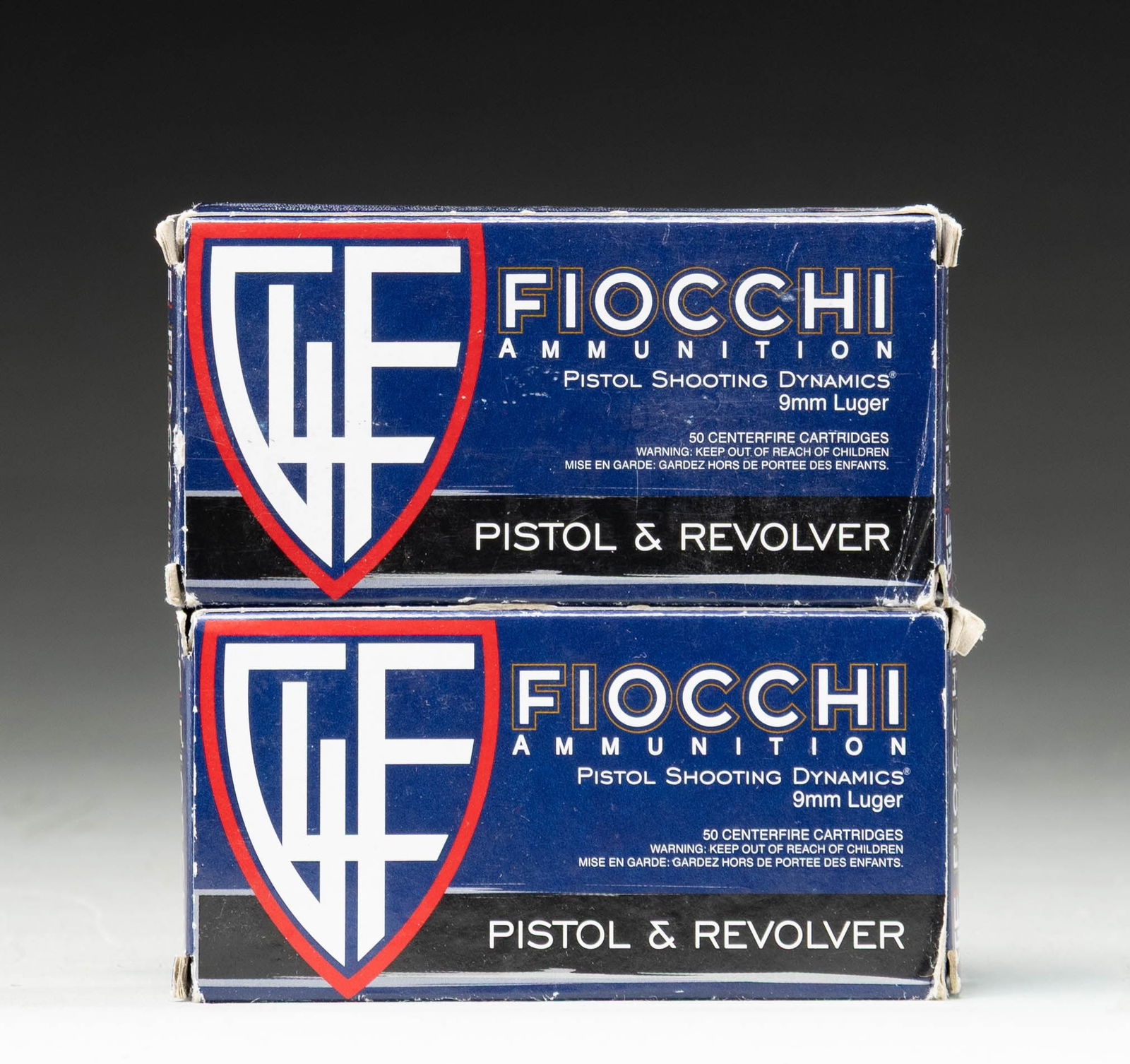 100 RDS. OF FIOCCHI 9MM LUGER AMMO. (1 of 1)