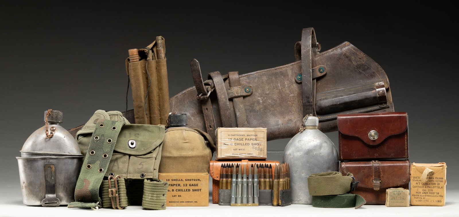INTERESTING VARIETY OF MILITARIA AND AMMUNITION. (1 of 1)