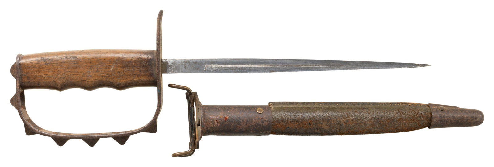 WWI LANDER, FRARY & CLARK US M1917 TRENCH KNIFE & (1 of 2)