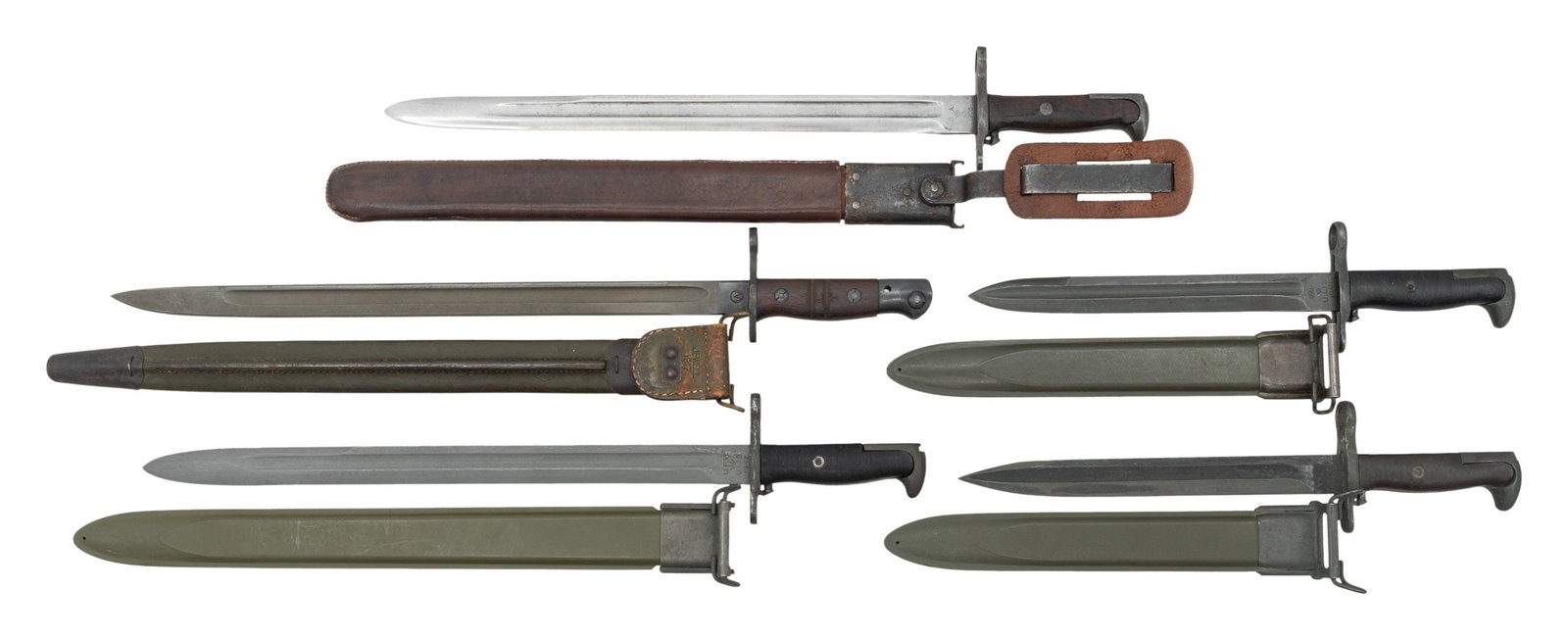 5 US BAYONETS. - 2