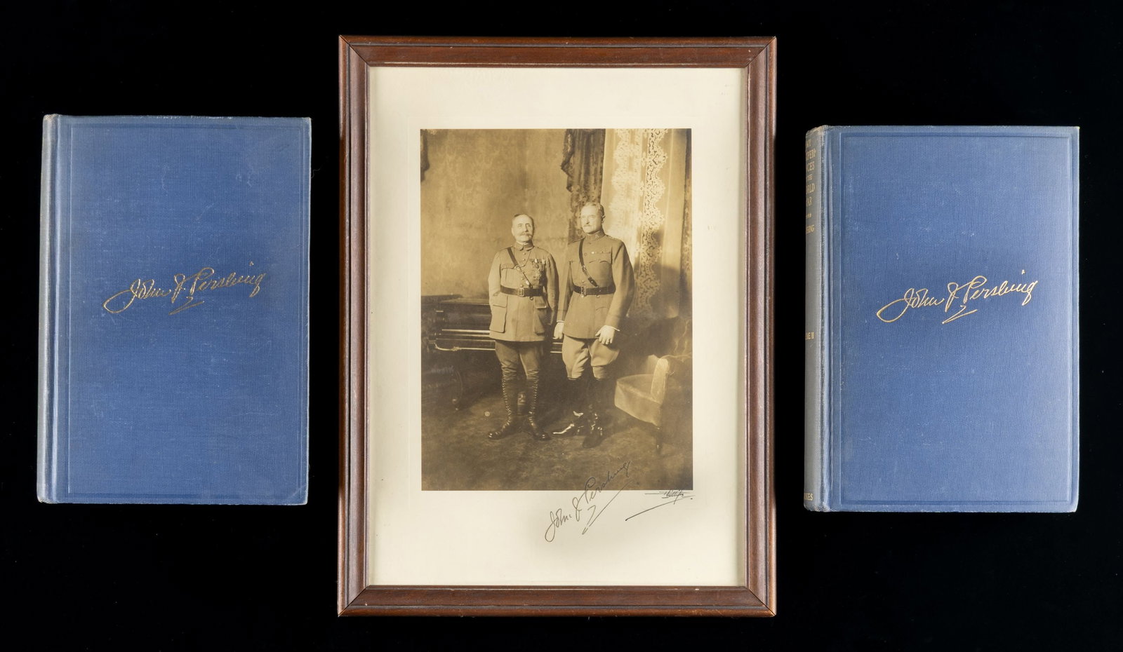 SIGNED PHOTO OF JOHN J. PERSHING COMMANDER OF THE (1 of 3)