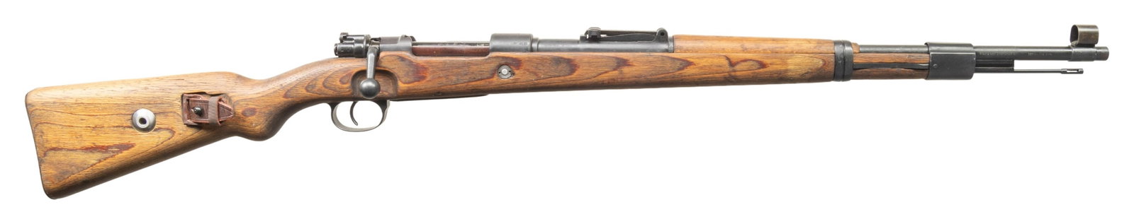 SOVIET CAPTURE K98K MAUSER (AX41) BOLT ACTION: RIFLE. Cal. 8x57 (8mm Mauser). S# 6972g. Bbl. 23 1/2" with R Guns import marking. Standard K98k style sights. Matching original numbers on bbl. & receiver. Left side of stock, trigger guard, floorplat