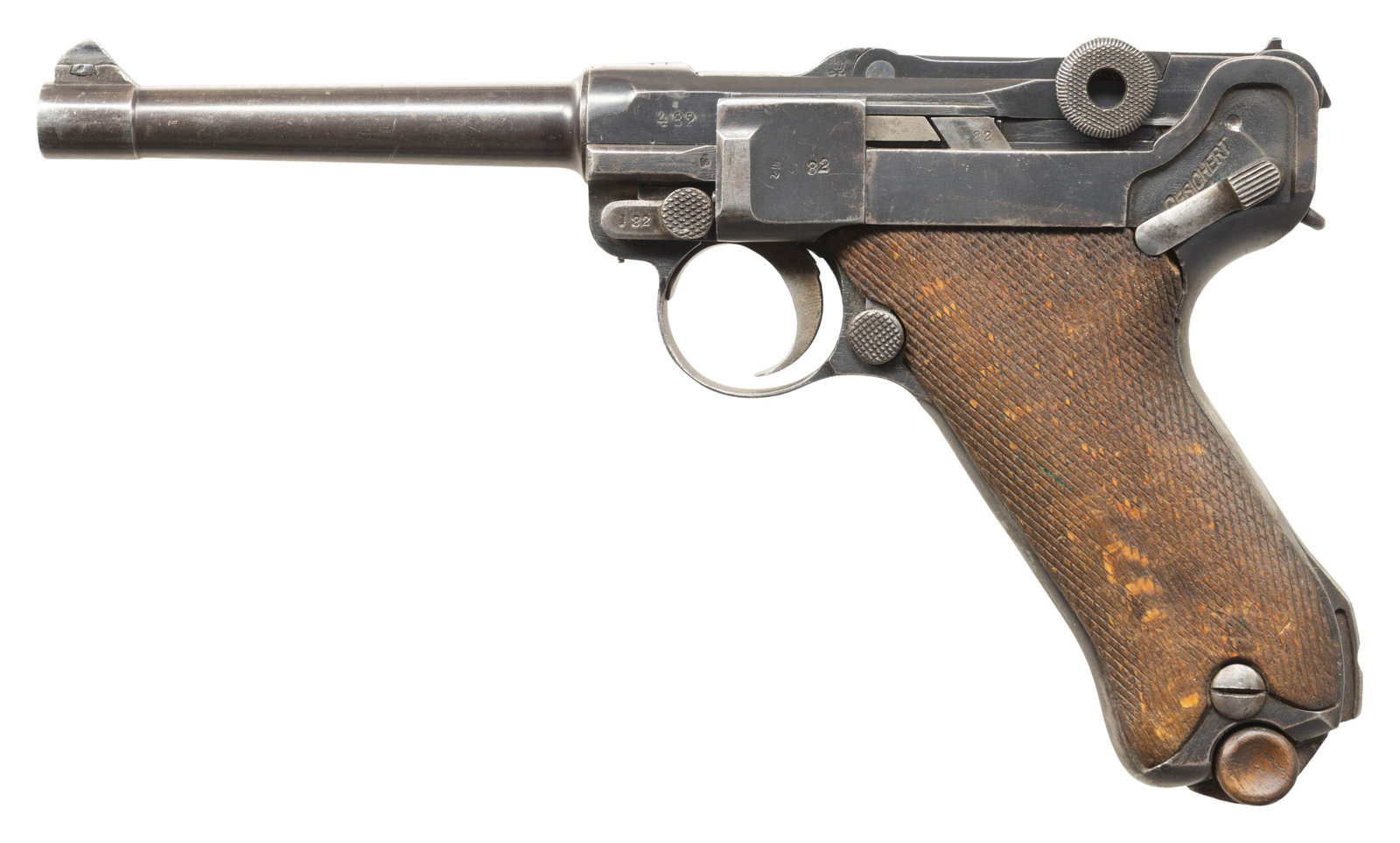 ERFURT "1918" DATE P.08 LUGER SEMI-AUTOMATIC (1 of 6)