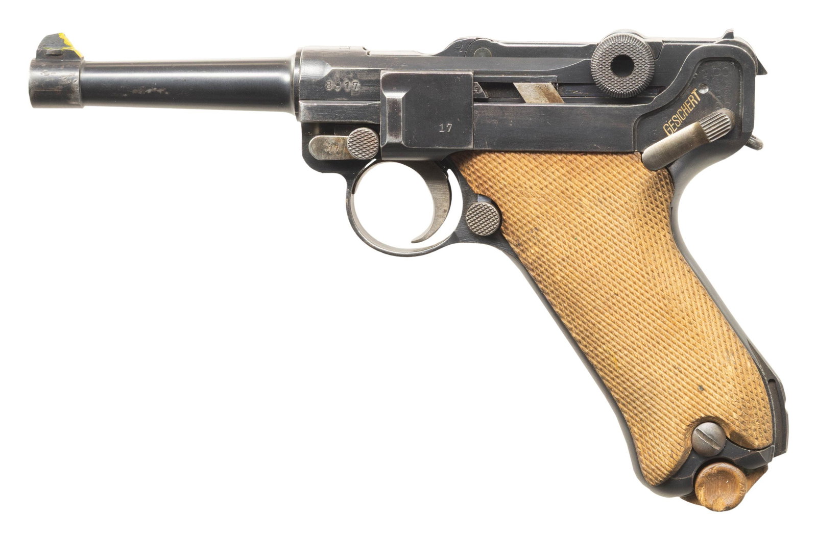 DWM "1918" DATE P.08 LUGER SEMI-AUTOMATIC PISTOL. (1 of 6)