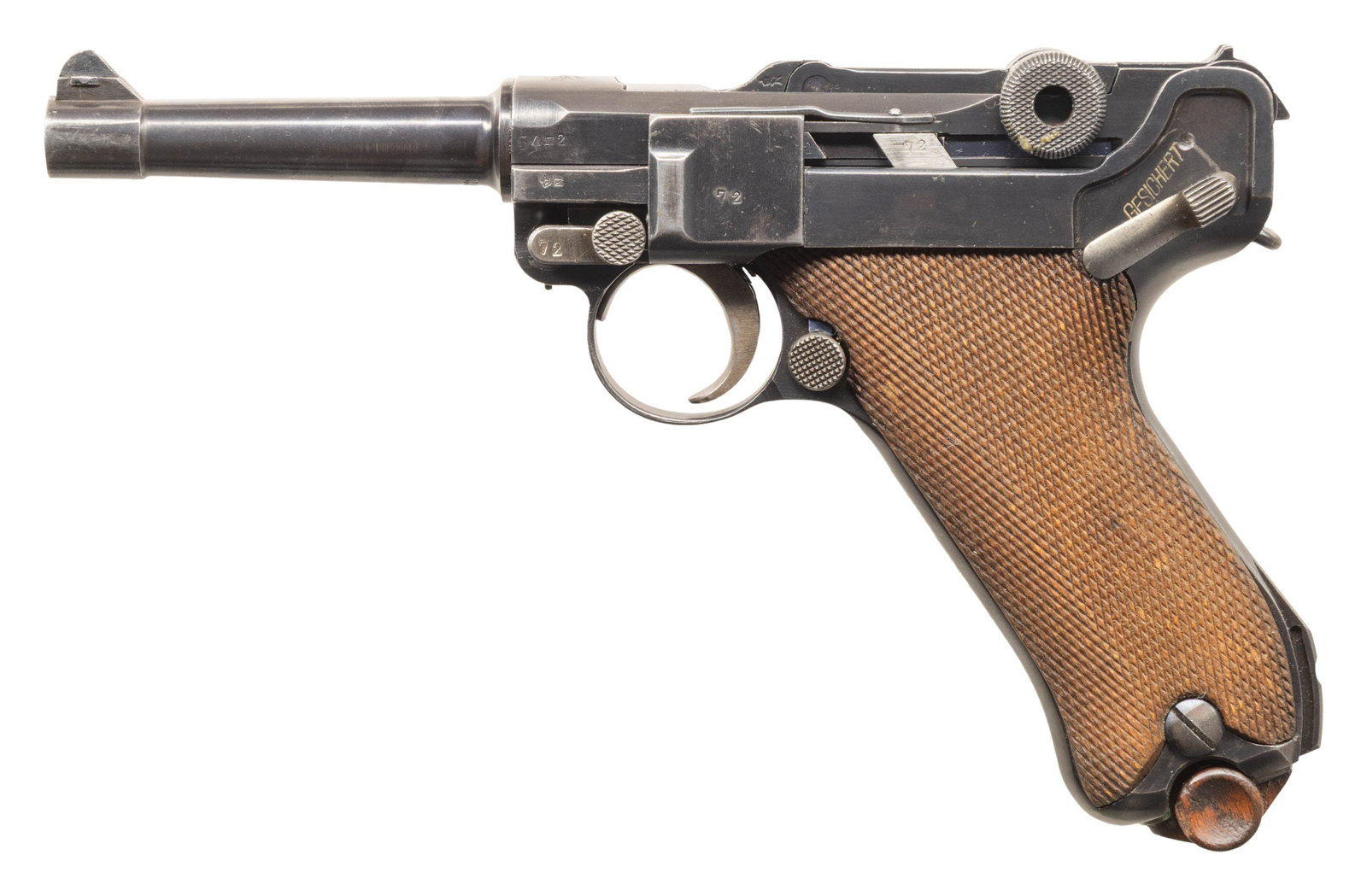 DWM WEIMAR ERA 9MM CONVERSION P.08 POLICE LUGER (1 of 8)
