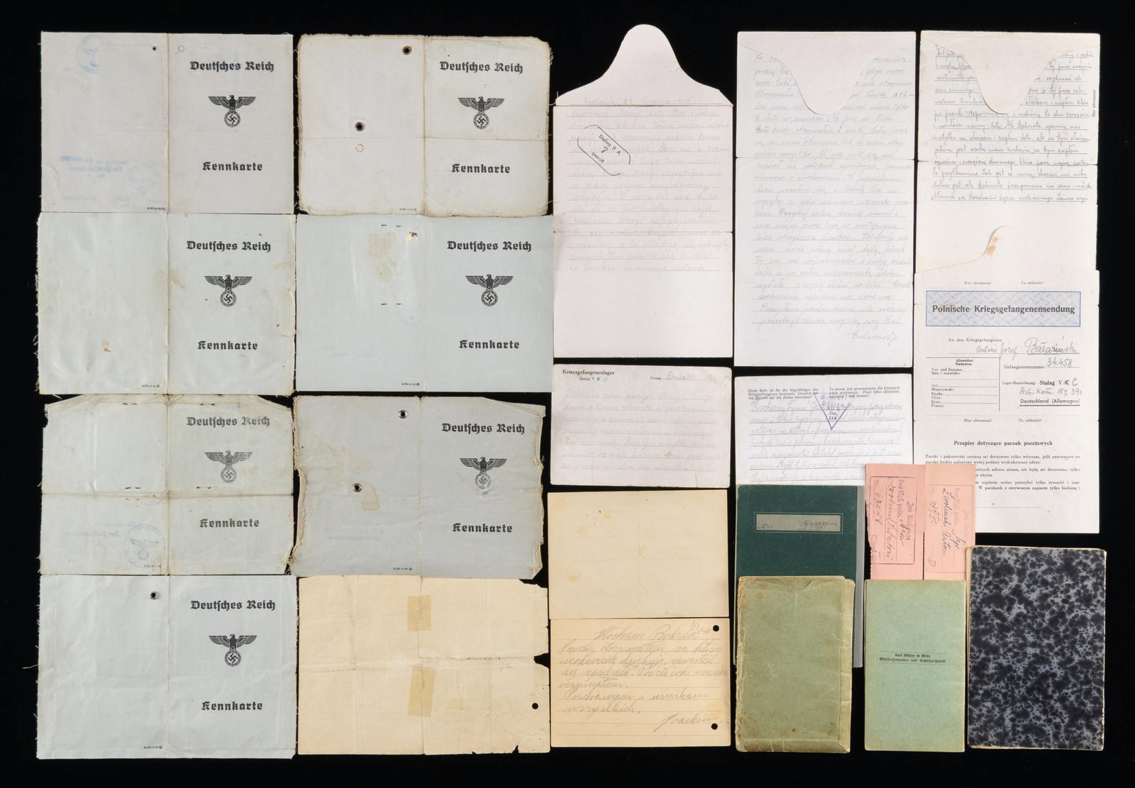 WWII GERMAN EPHEMERA GROUPING. - 2