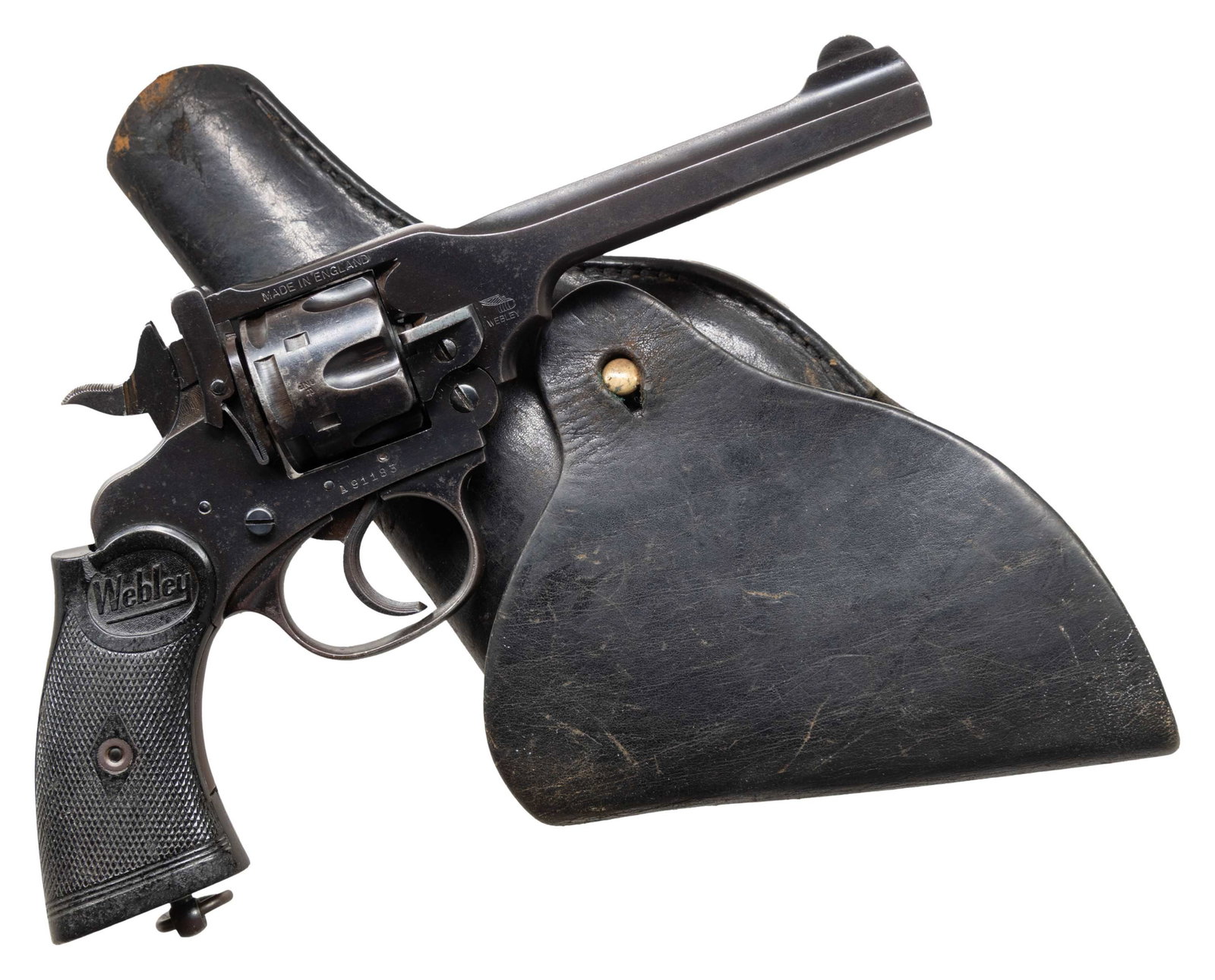 SINGAPORE POLICE MARKED WEBLEY MARK IV DOUBLE (1 of 3)