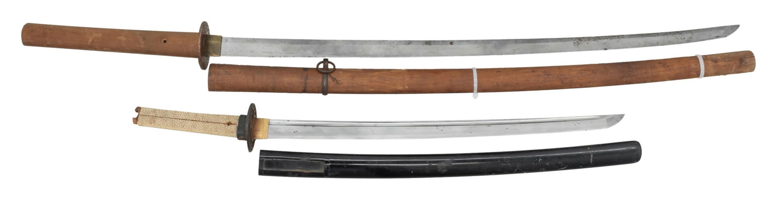 JAPANESE KATANA AND WAKIZASHI. (1 of 2)