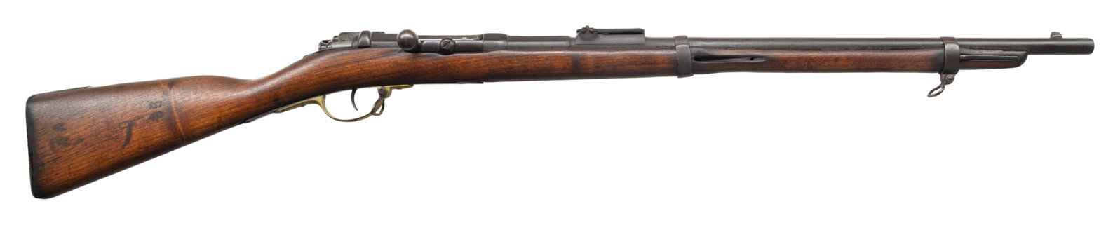 SIAMESE MARKED 1871 MAUSER BOLT ACTION SHORT RIFLE (1 of 3)