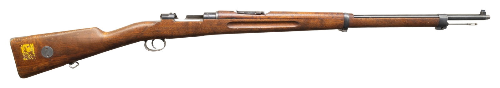 SWEDISH M96B MAUSER BOLT ACTION RIFLE.: Cal. 6.5x55. S# 346914. Bbl. 29" threaded with CDI import marking. Standard Swedish M96 sights. Bolt assembly is missing, cleaning rod & stock are mismatched. Other visible parts are matching. Receive