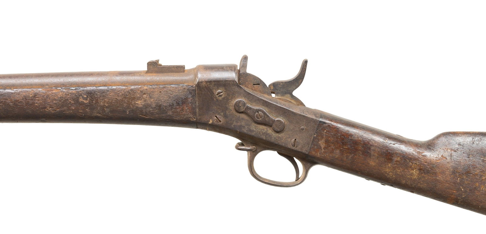 TWO MEXICAN ROLLING BLOCK RIFLES. - 5