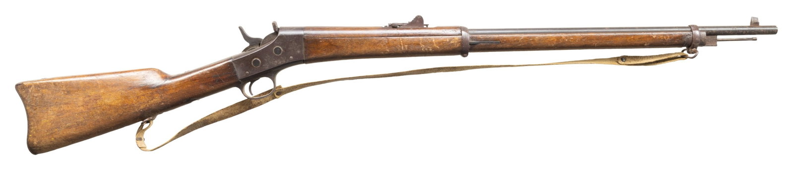 TWO MEXICAN ROLLING BLOCK RIFLES. - 9