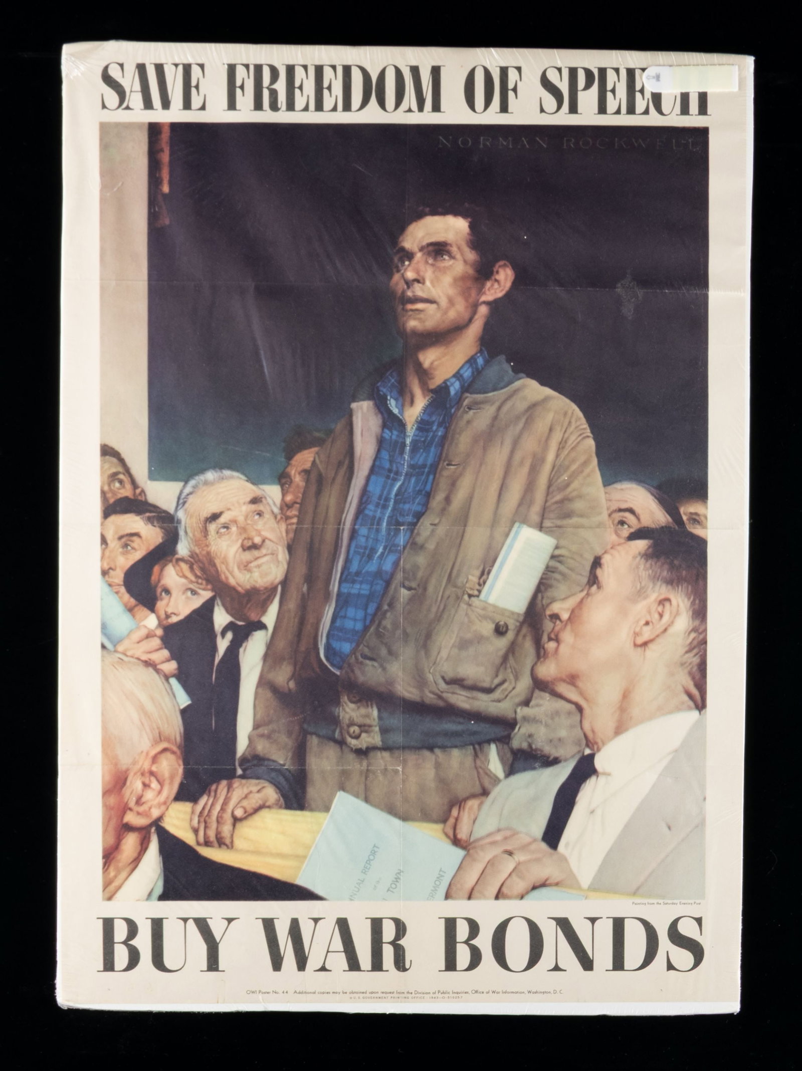 4 WAR BOND POSTERS - 4