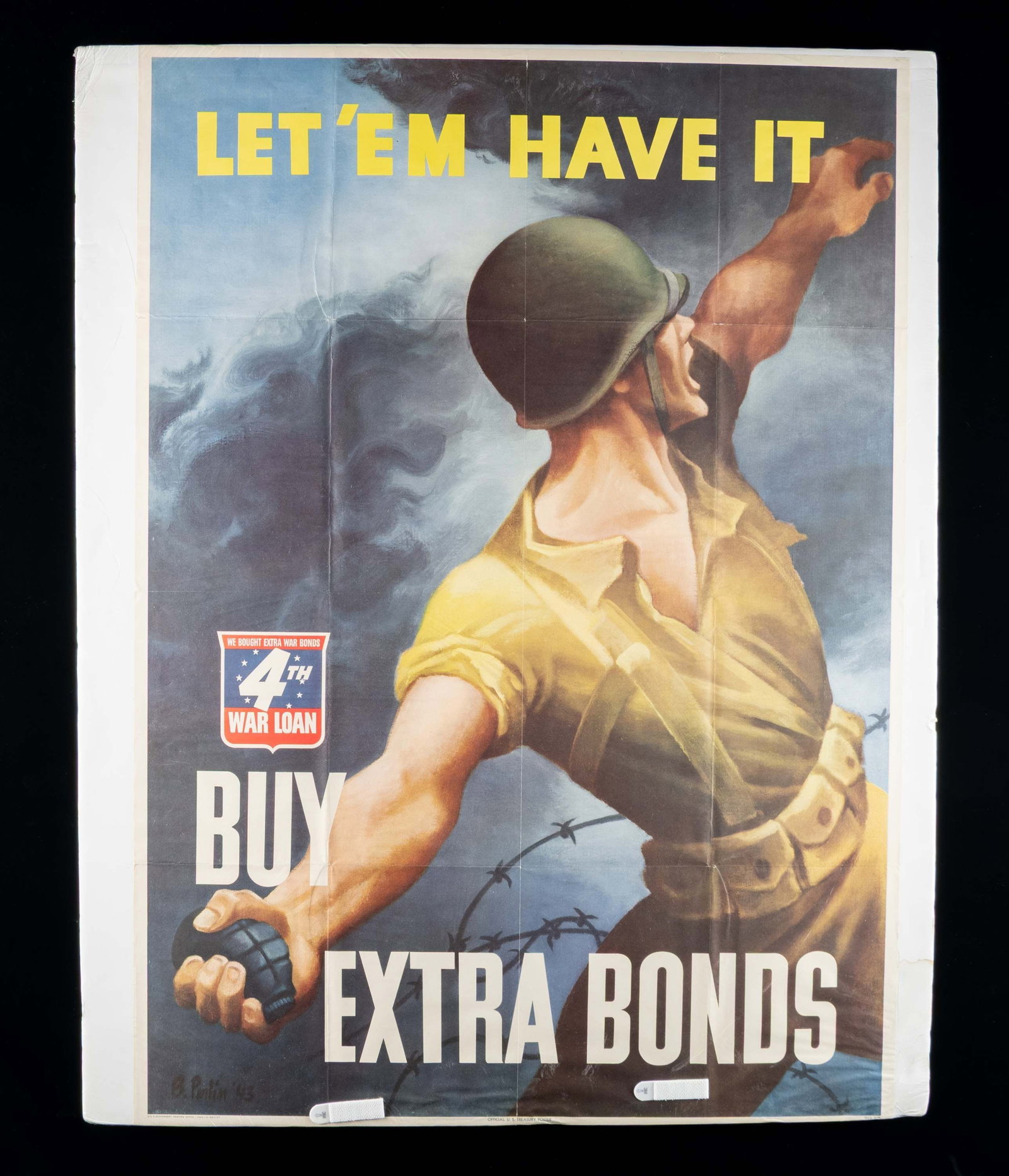 4 WAR BOND POSTERS - 5