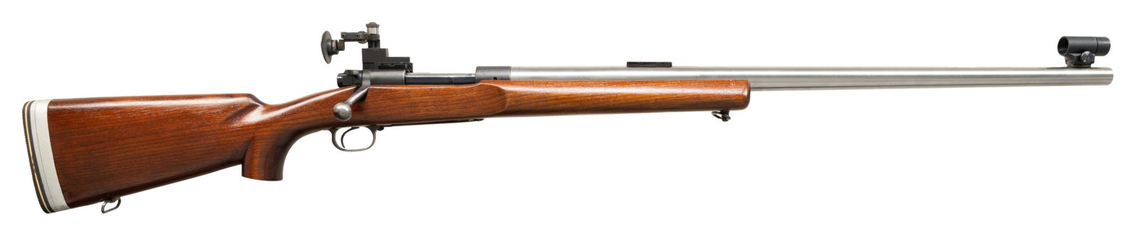 CUSTOM WINCHESTER M70 TARGET BOLT ACTION RIFLE. (1 of 3)