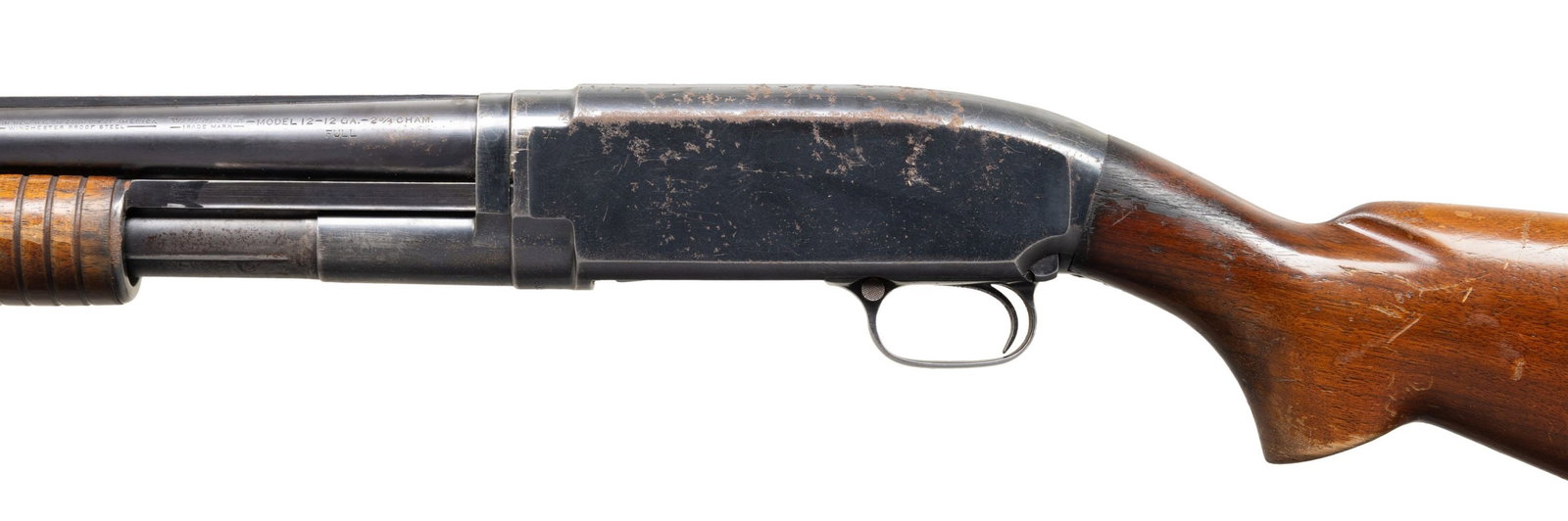 FACTORY SOLID RIB WINCHESTER M12 SLIDE ACTION - 2