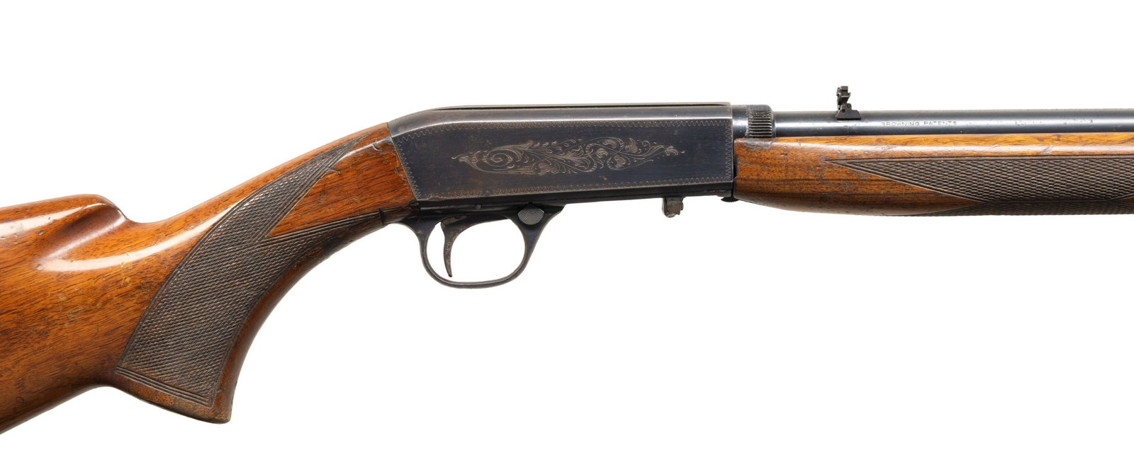 BELGIAN BROWNING GRADE I AUTO 22 SEMI AUTO RIFLE. (1 of 4)