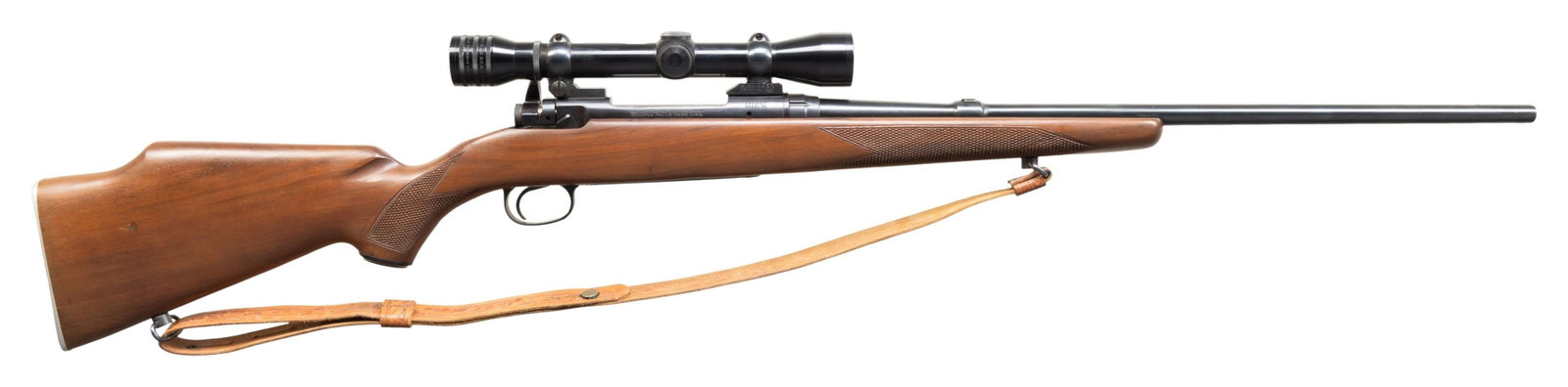 243 WIN., SAVAGE 110 LEFT HAND BOLT ACTION RIFLE & (1 of 2)