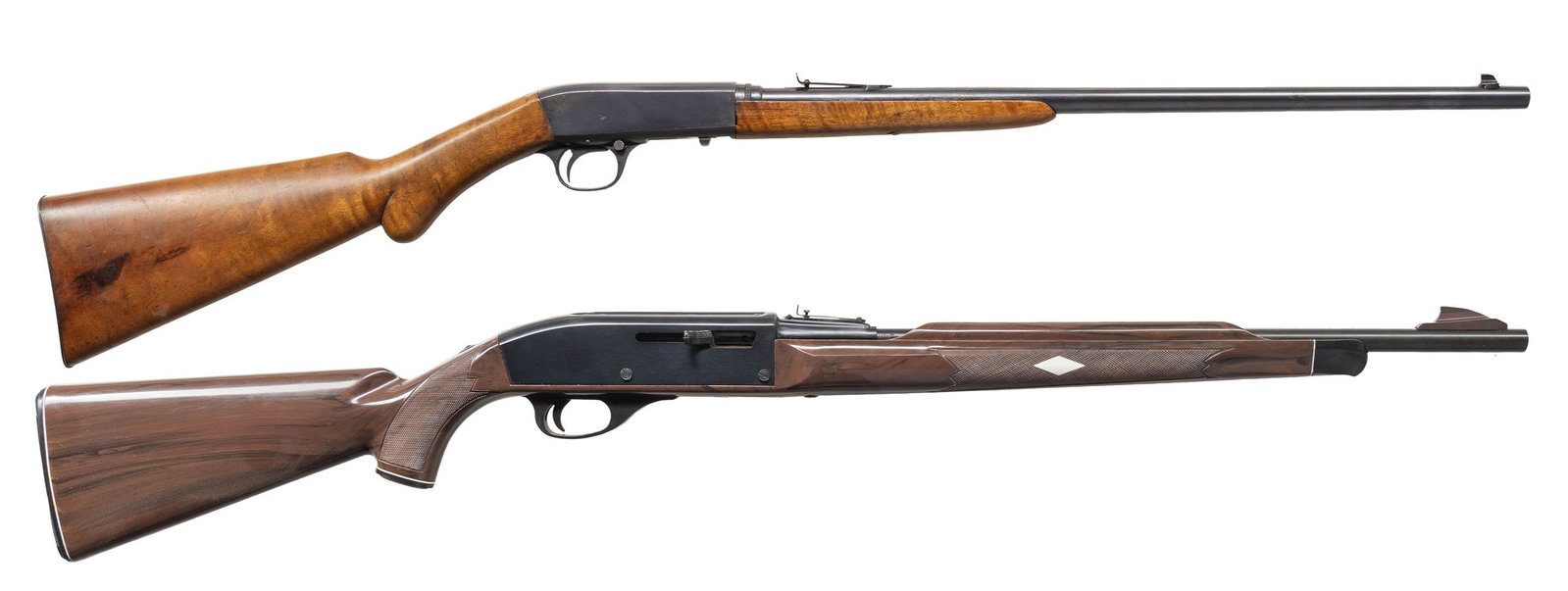 TWO 22 RIMFIRE SEMI-AUTO SPORTING RIFLES. (1 of 7)