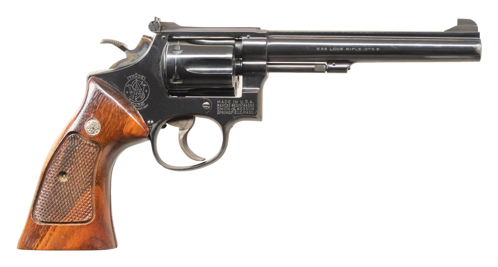 SMITH & WESSON K22 MASTERPIECE DA REVOLVER. (1 of 2)