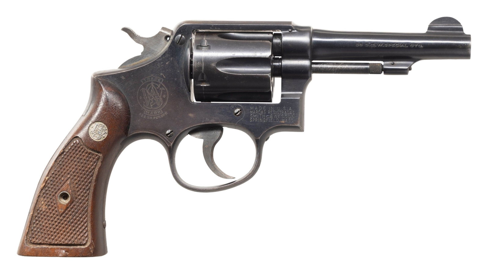 SMITH & WESSON 38 M&P HE DA REVOLVER. (1 of 2)