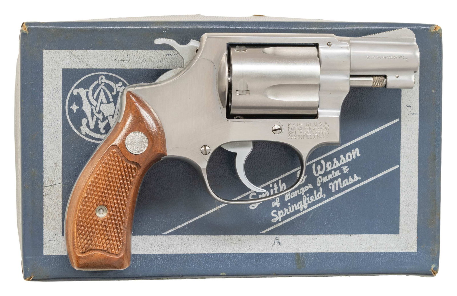SMITH & WESSON MODEL 60 DA REVOLVER. (1 of 2)