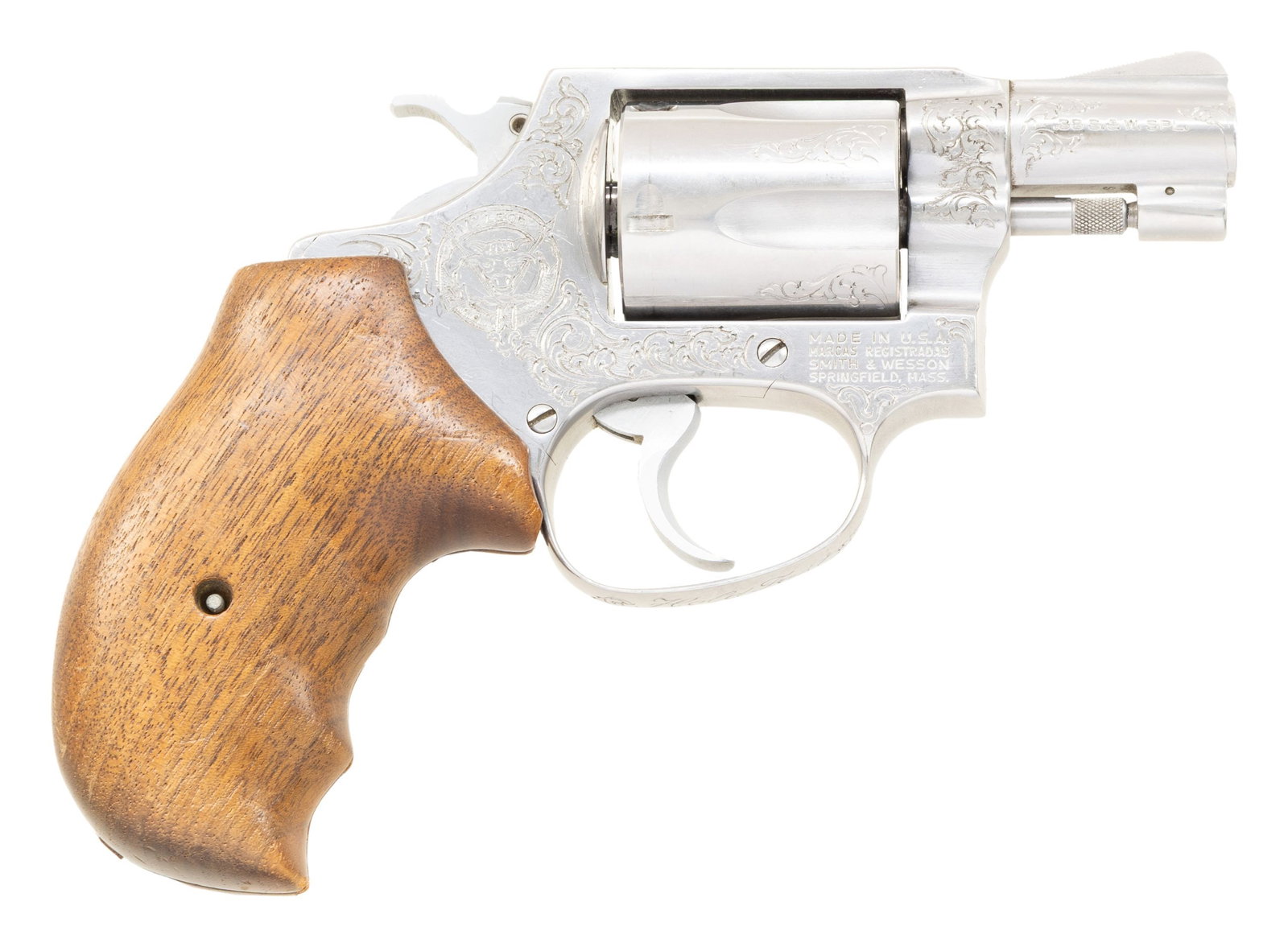 CUSTOM ENGRAVED SMITH & WESSON MODEL 60 DA (1 of 2)