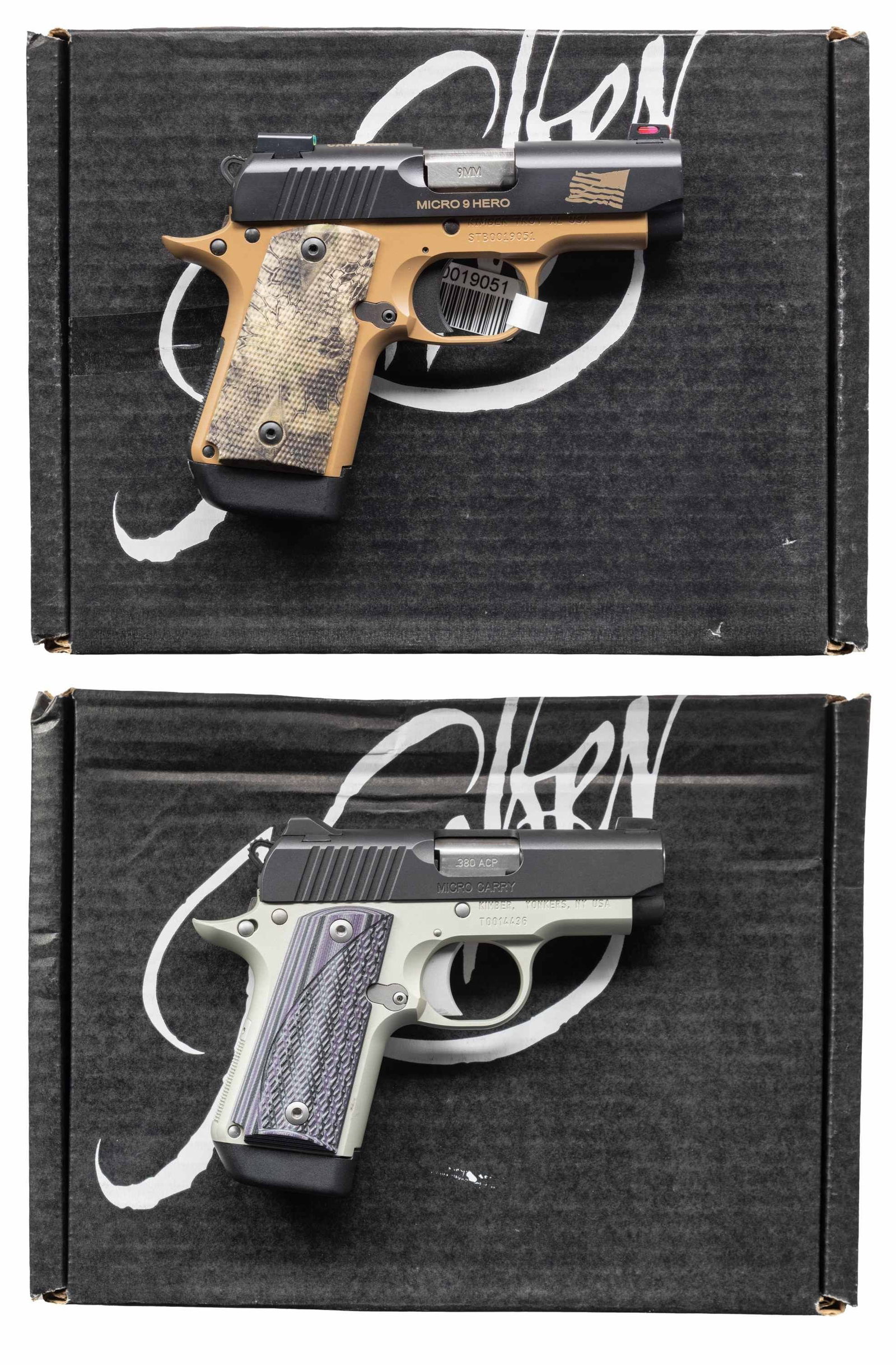 LOT OF TWO KIMBER SEMI AUTO PISTOLS. (1 of 7)