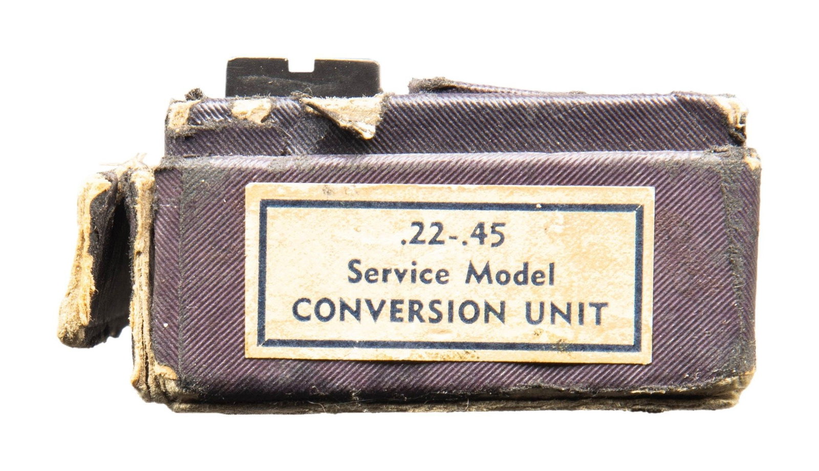 EARLY BOXED .22-.45 COLT CONVERSION UNIT. - 2