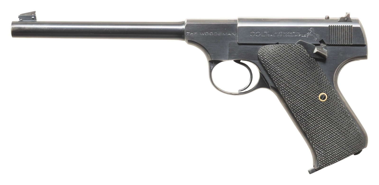 PRE-WAR COLT WOODSMAN SEMI-AUTOMATIC PISTOL. - 2