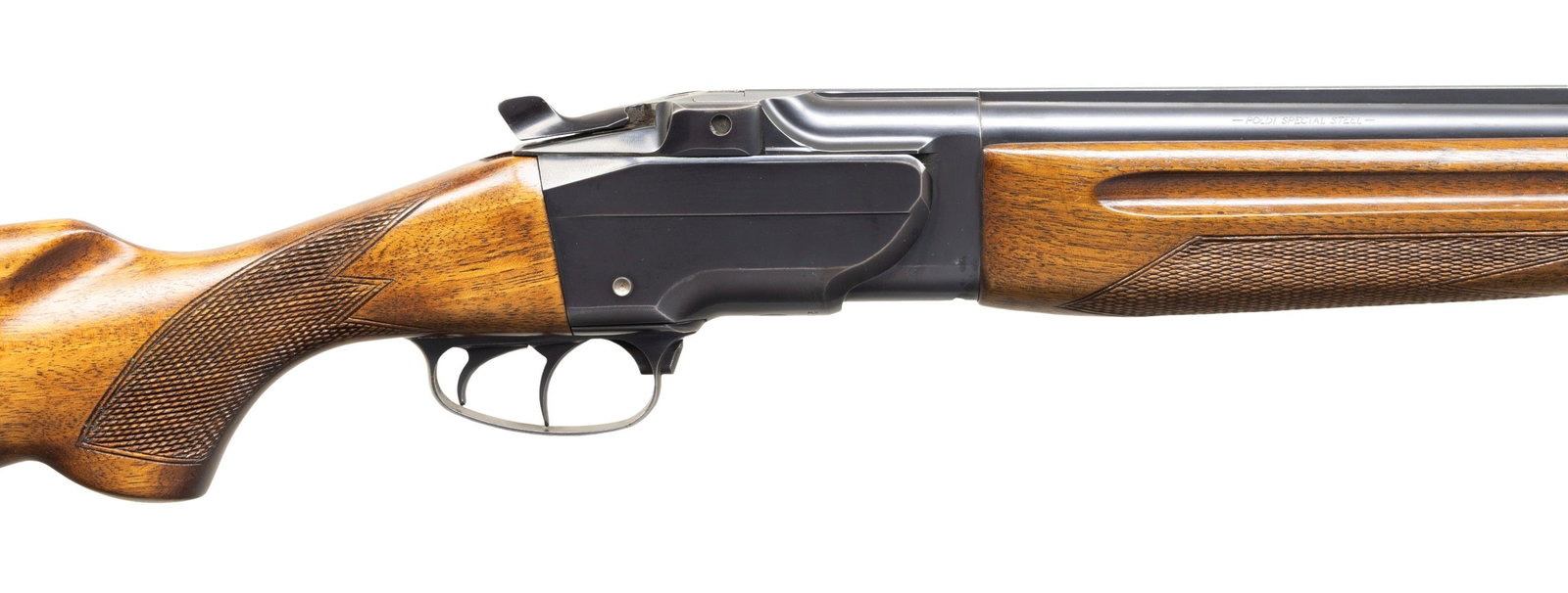 BRNO MODEL ZH 201 CZECHOSLOVAKIAN OVER/UNDER: SHOTGUN. Cal. 12 ga. 2 3/4". S# 260474. 27 1/2" bbl with solid rib & steel front bead. Fixed Mod & full chokes. Cross bolt locking action with extractors & double trigger. Automatic safety is located