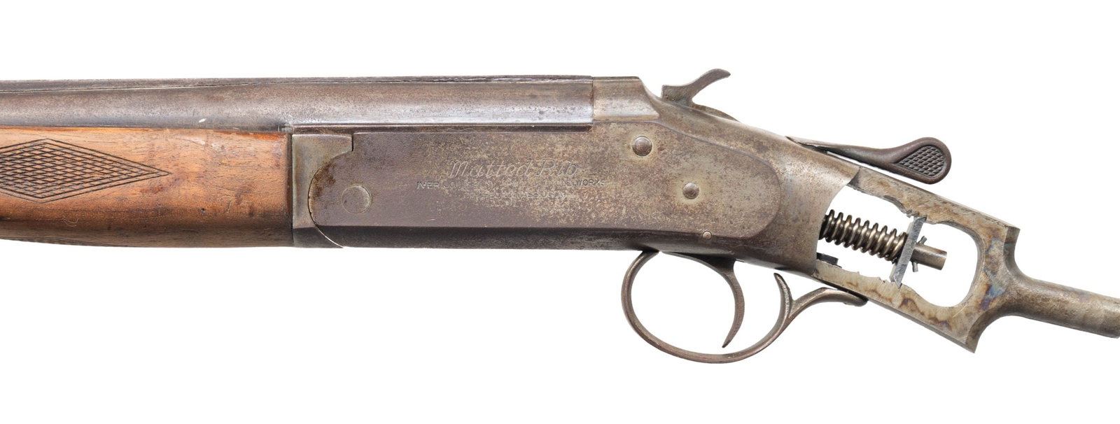 2 SINGLE BARREL SHOTGUNS. - 3