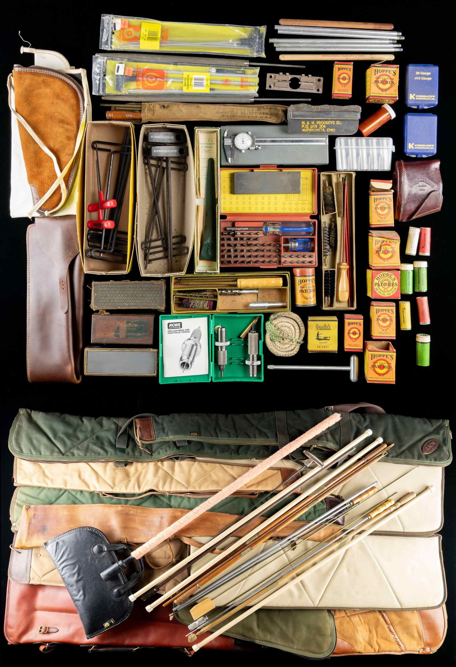 GUN CASES & CLEANING ACCESSORIES. (1 of 3)