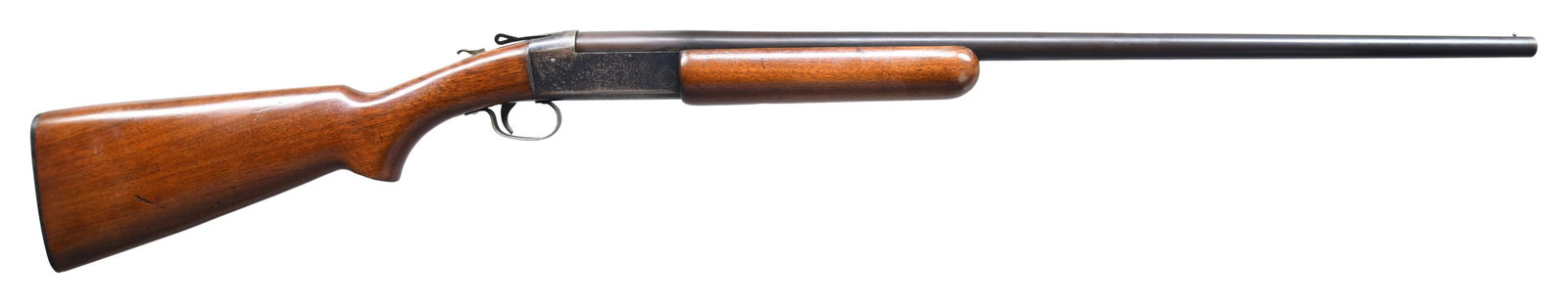 WINCHESTER MODEL 37 "RED LETTER" SINGLE SHOT: SHOTGUN. Cal. 28 GA, 2 7/8". NSN. Bbl. 28". Model 37 "Red Letter" single shot shotgun mfg. by Winchester between 1936-1963. Left side of the bbl. is marked with Winchester's mfg. information, followed