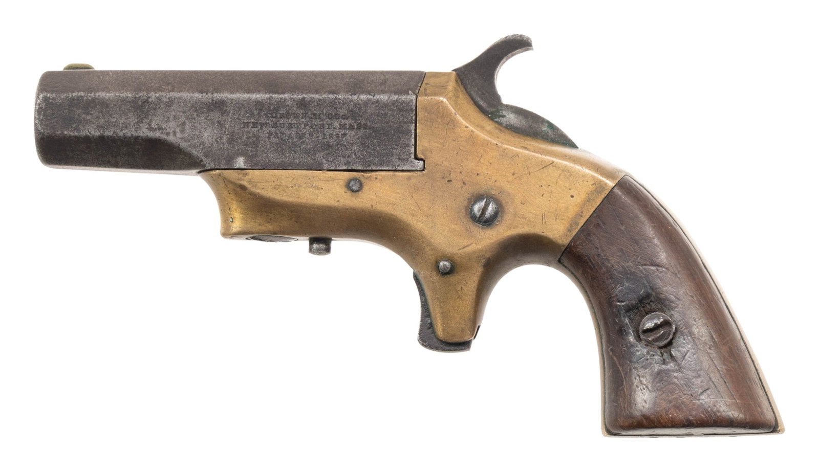 BROWN SOUTHERNER DERRINGER. - 2