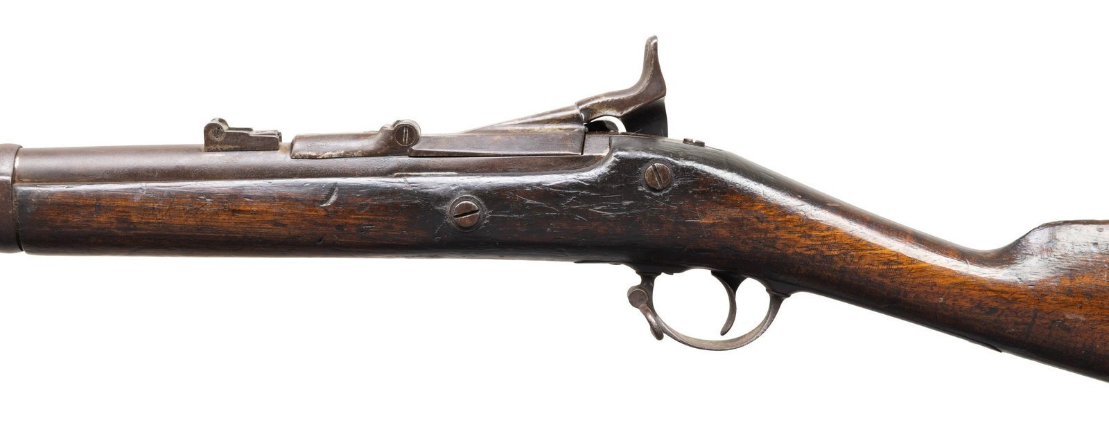 2 SPRINGFIELD TRAPDOOR RIFLES. - 5