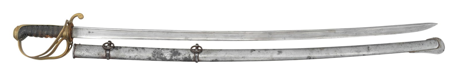 1836 DATED AMES MODEL 1833 DRAGOON SABER. (1 of 5)