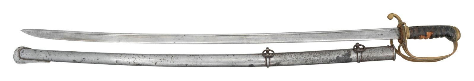1836 DATED AMES MODEL 1833 DRAGOON SABER. - 2