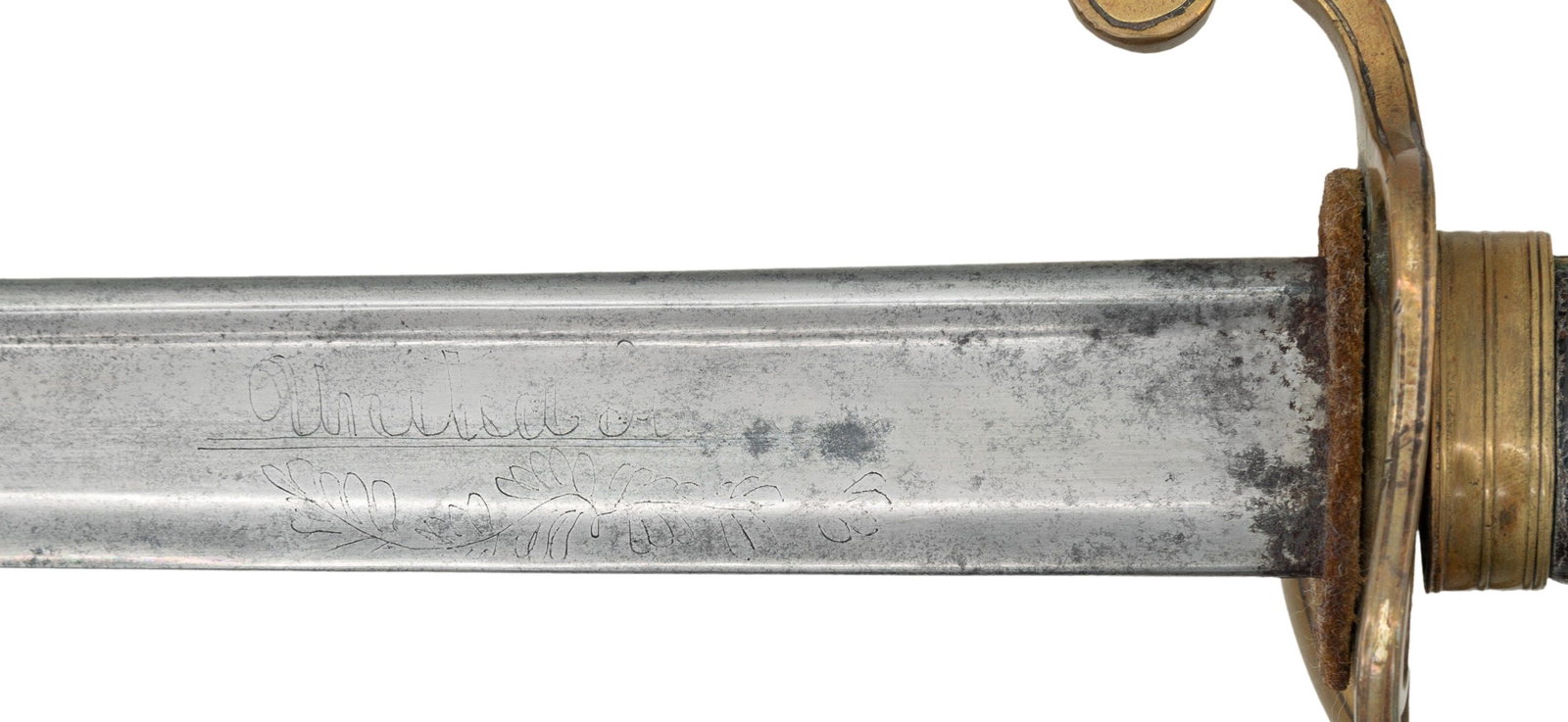 1836 DATED AMES MODEL 1833 DRAGOON SABER. - 4