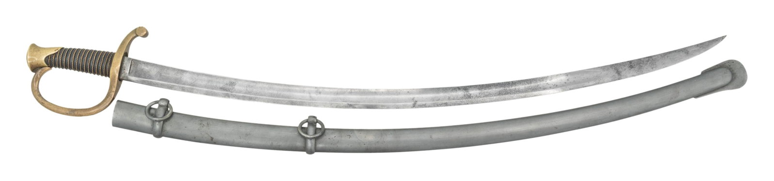 US M1840 LIGHT ARTILLERY SABER BY AMES. (1 of 2)
