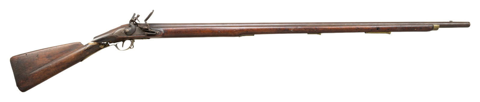 BRITISH FULLSTOCK FLINTLOCK PARTS FOWLER. (1 of 4)