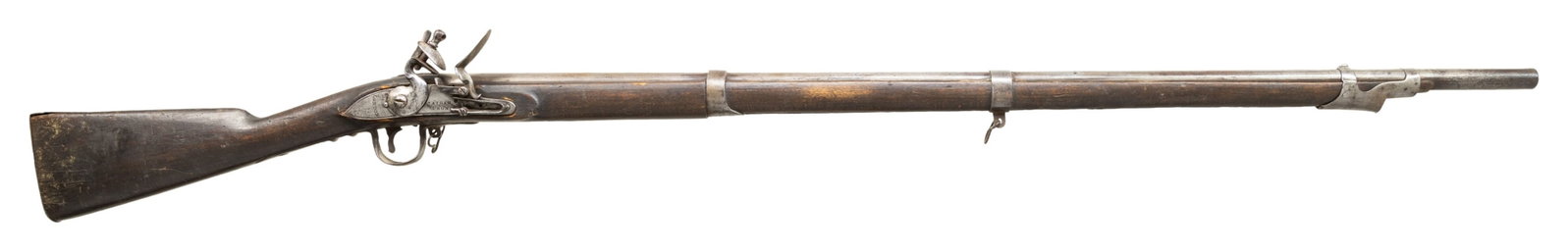 BRITISH TATHAM & SON TRADE FLINTLOCK MUSKET. (1 of 4)