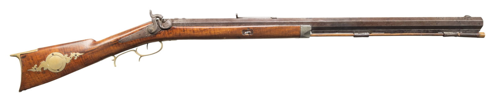 2 EARLY PERCUSSION RIFLES. - 2