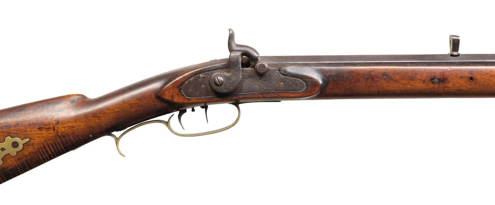 2 EARLY PERCUSSION RIFLES. - 4