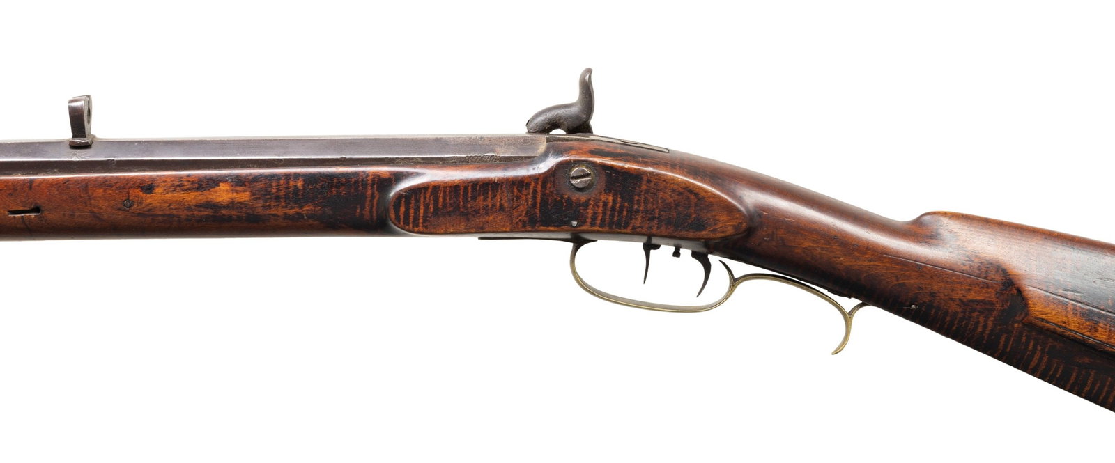 2 EARLY PERCUSSION RIFLES. - 5