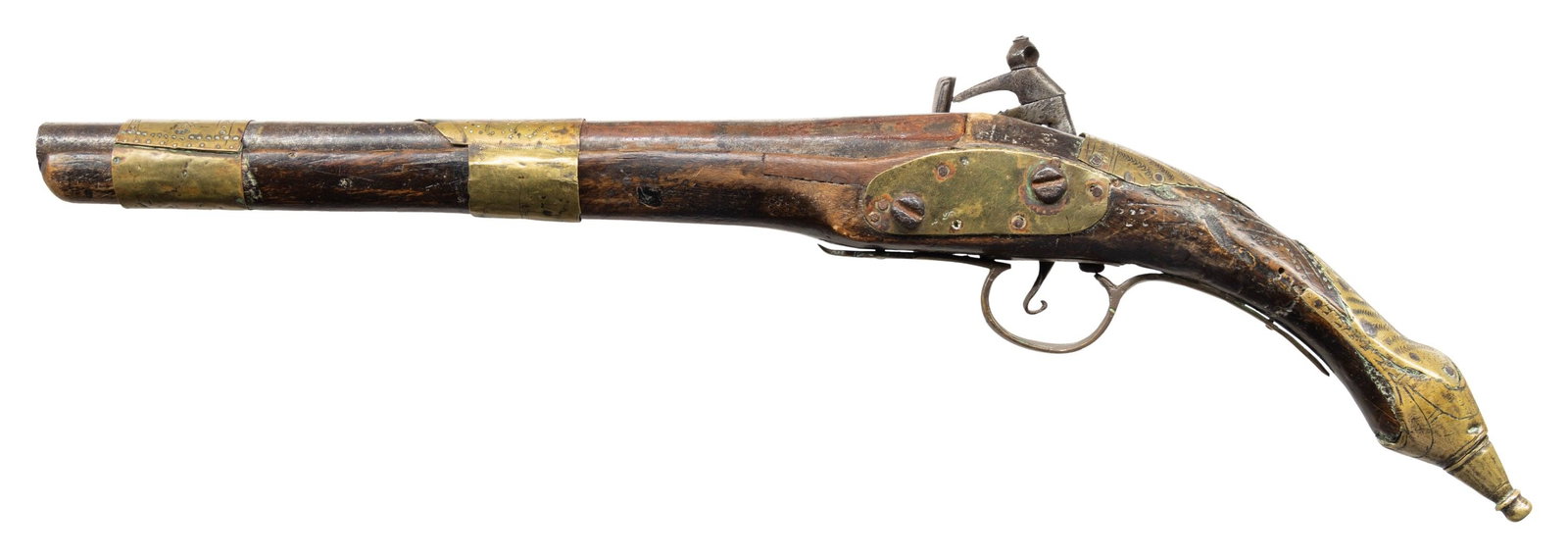 MID EASTERN MIQUELET PISTOL. - 2