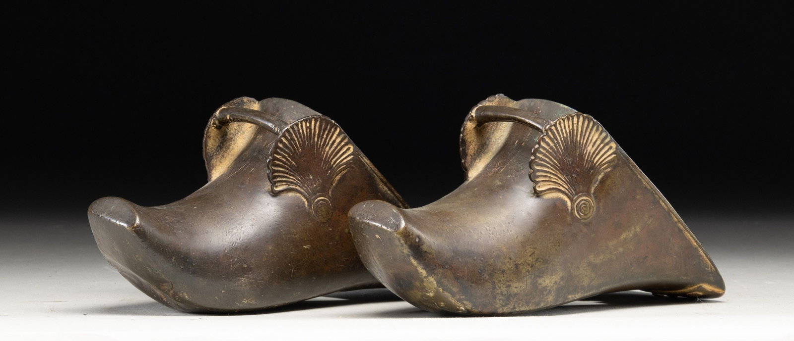 PAIR OF SPANISH COLONIAL BRASS "CONQUISTADOR" (1 of 4)