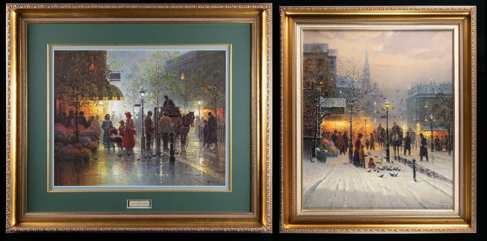 2 G. HARVEY SIGNED ARTWORKS BY (1 of 6)