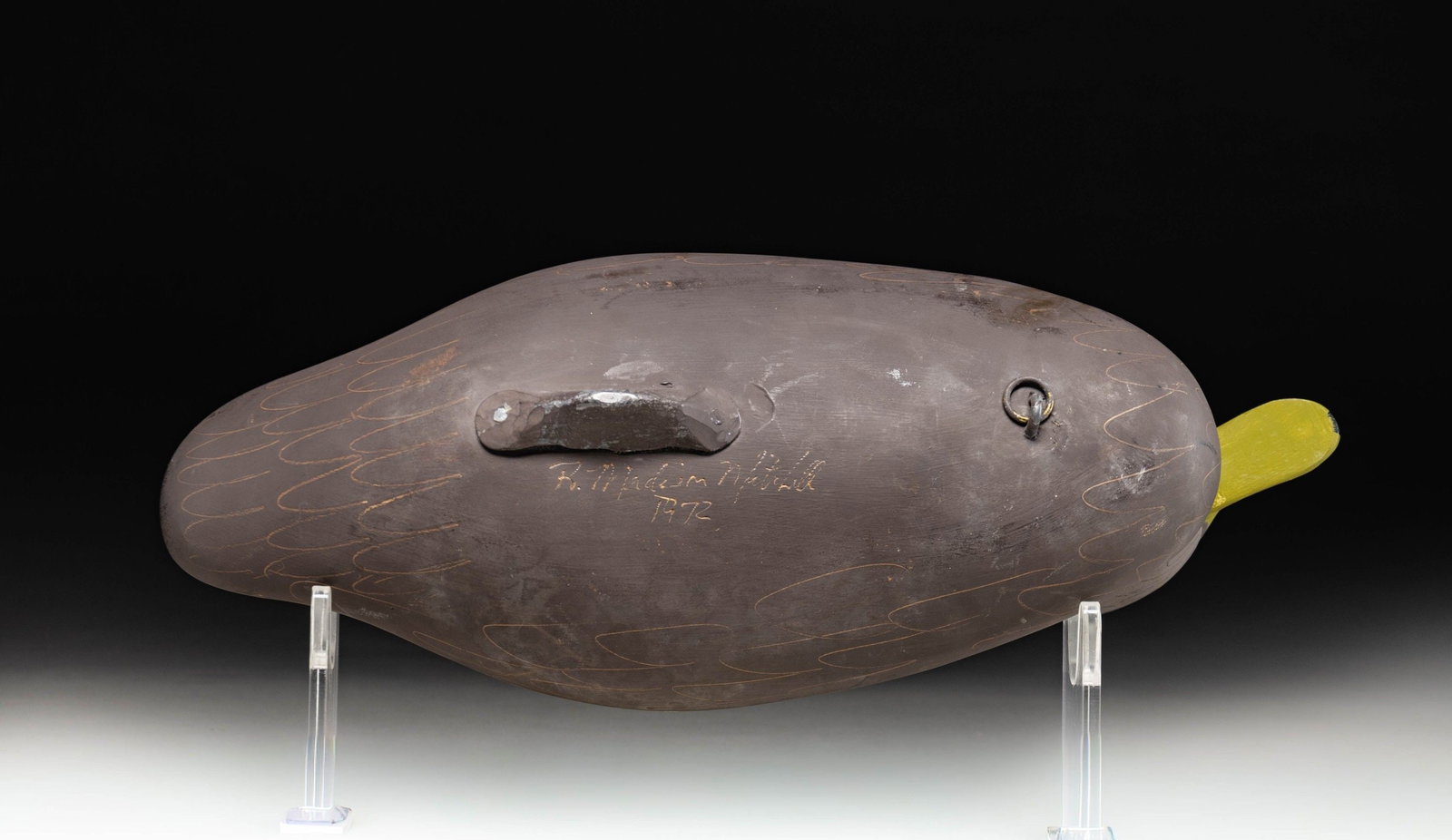 R. MADISON MITCHELL, "1972" DATED BLACK DUCK - 3